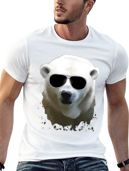 Cool Polar Bear Graphic T-Shirt
