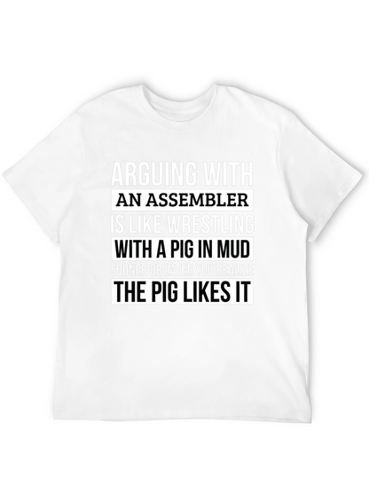 Assembler Pig Wrestling T-Shirt