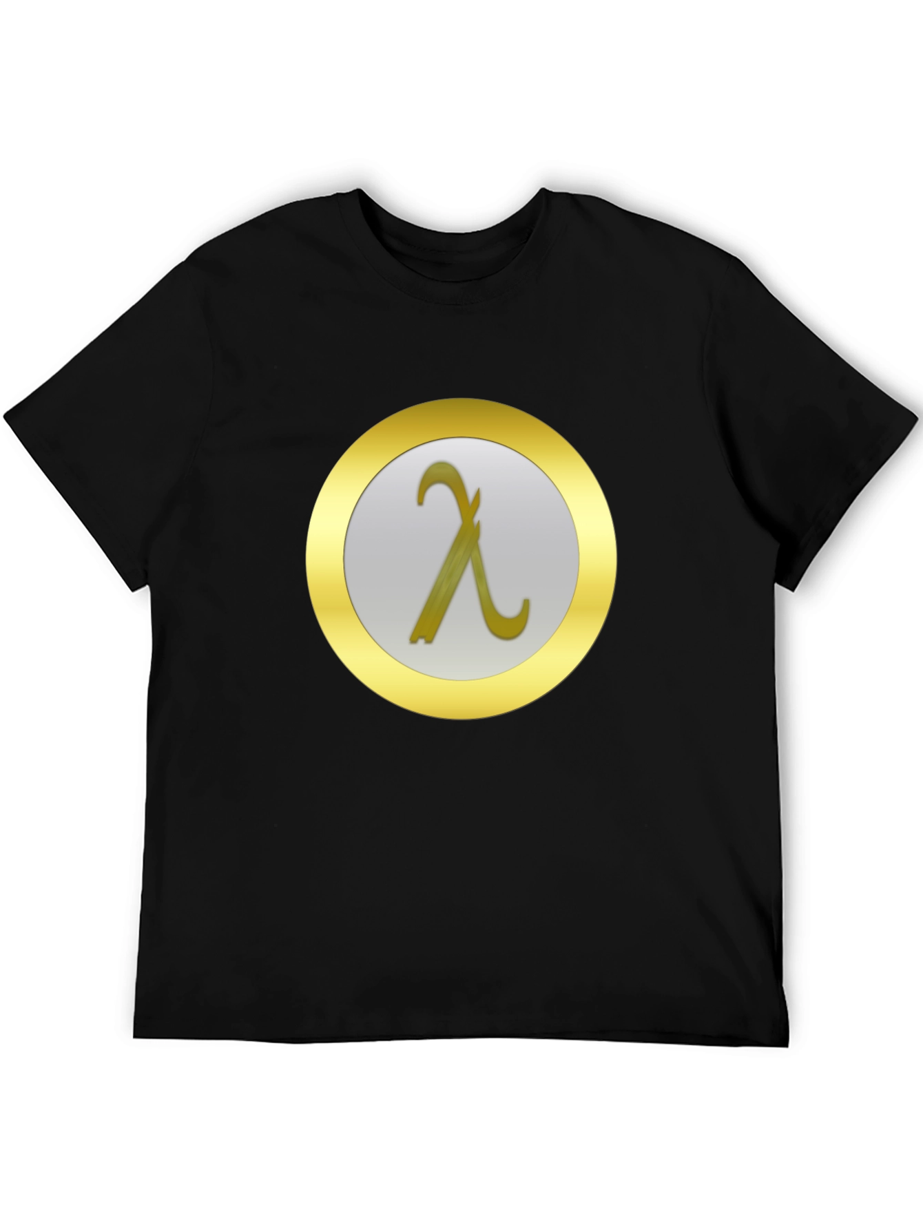 Lambda Symbol T-Shirt - Modern Minimalist Design