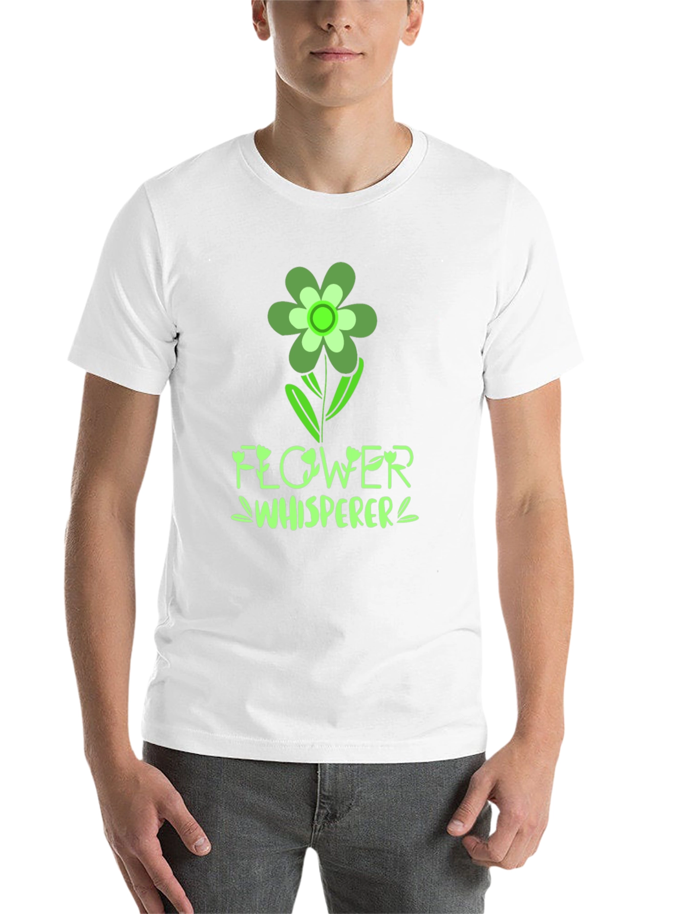 Flower Whisperer Graphic T-Shirt - Nature Lover Tee