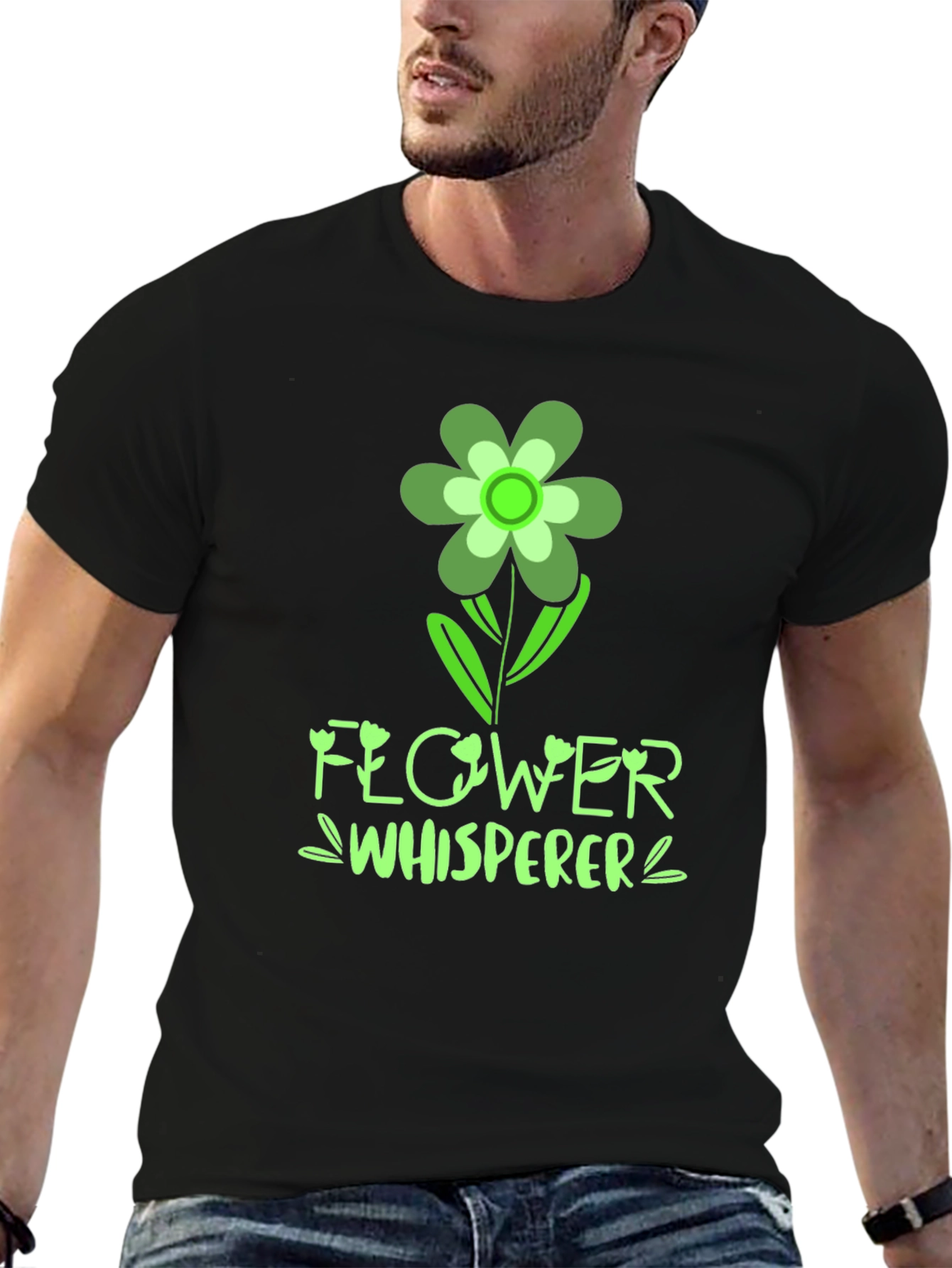 Flower Whisperer Graphic T-Shirt - Nature Lover Tee