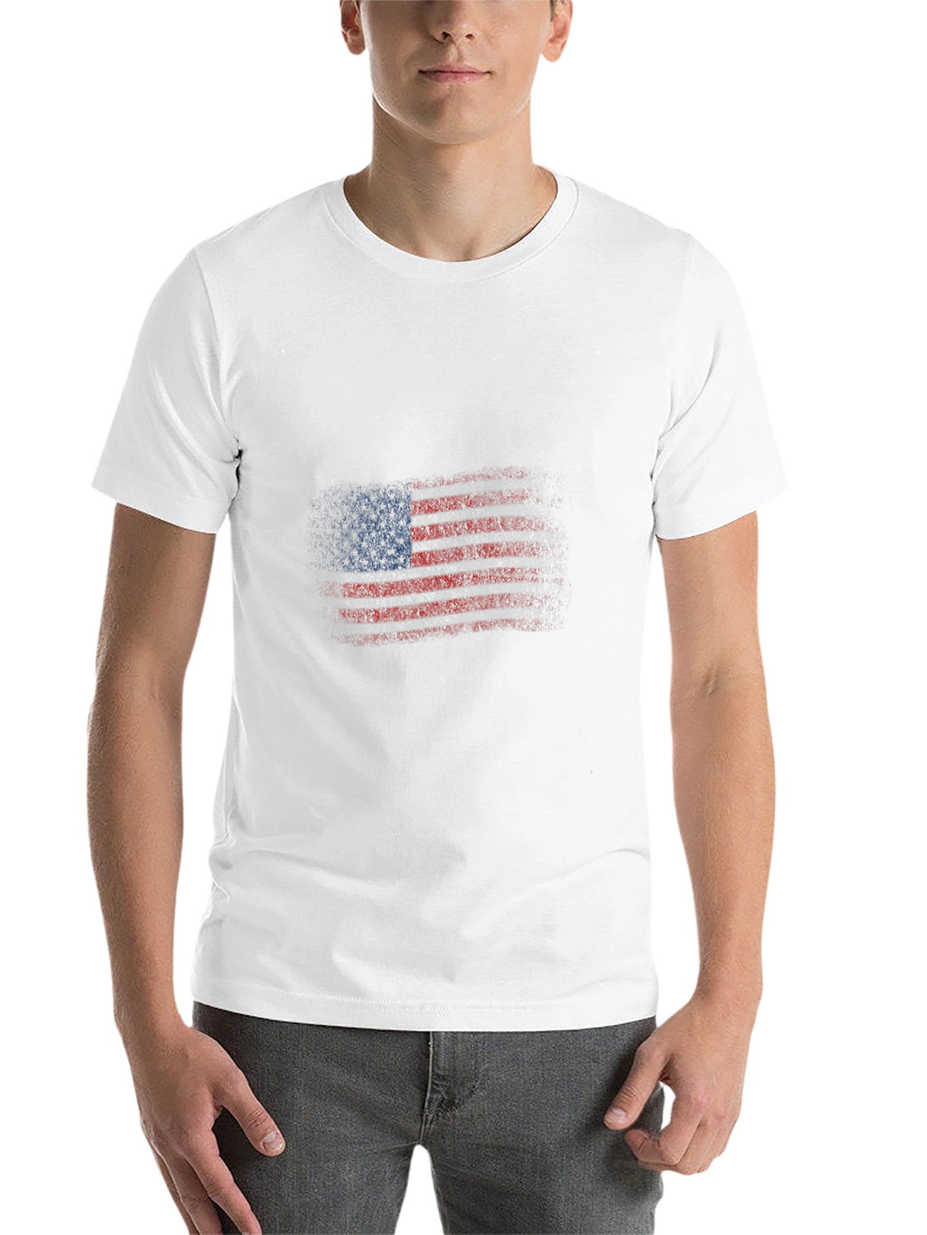 American Flag Graphic T-Shirt