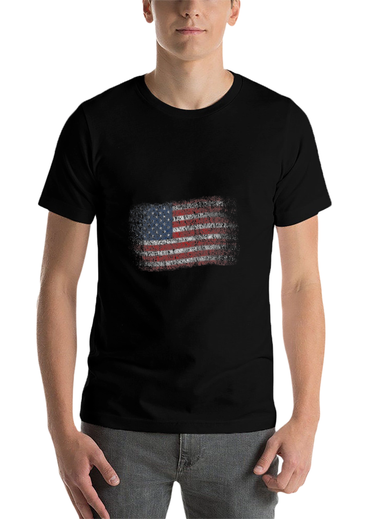 American Flag Graphic T-Shirt