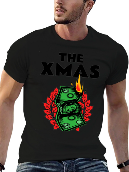 The Xmas Money T-Shirt - Burning Cash Holiday Tee