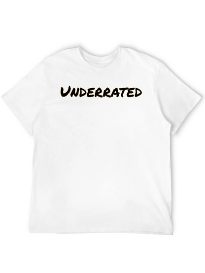 Underrated Graphic Black T-Shirt