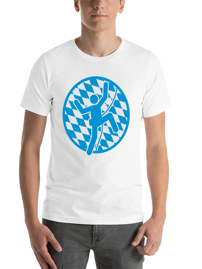 Climbing Bavarian T-Shirt - Black Cotton Tee