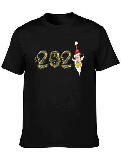 Festive 2024 Santa Graphic T-Shirt
