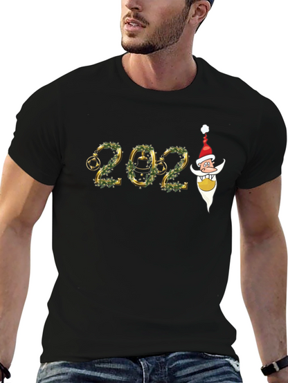 Festive 2024 Santa Graphic T-Shirt