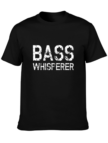 Bass Whisperer Graphic Tee - Music Lover Shirt