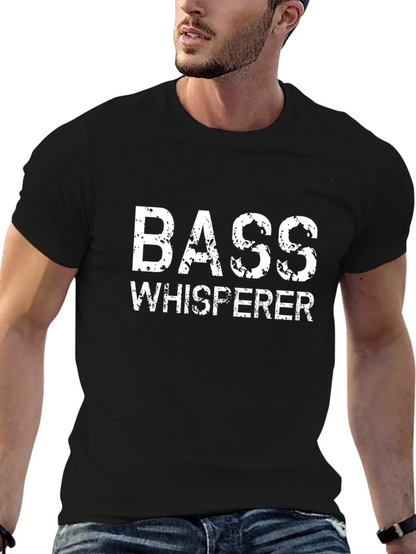 Bass Whisperer Graphic Tee - Music Lover Shirt