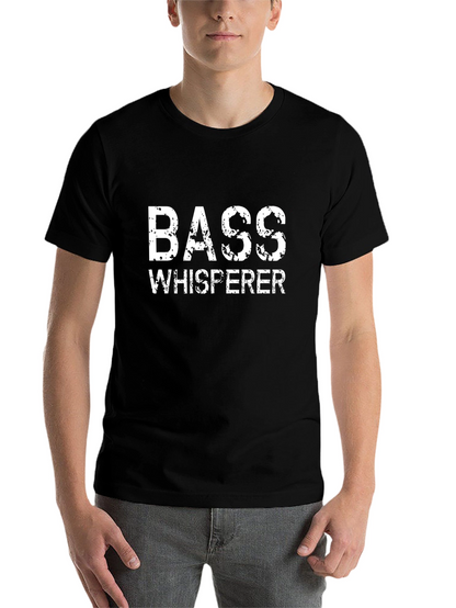 Bass Whisperer Graphic Tee - Music Lover Shirt