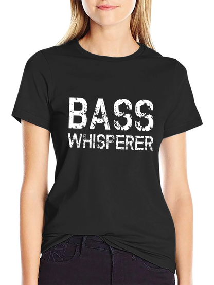 Bass Whisperer Graphic Tee - Music Lover Shirt