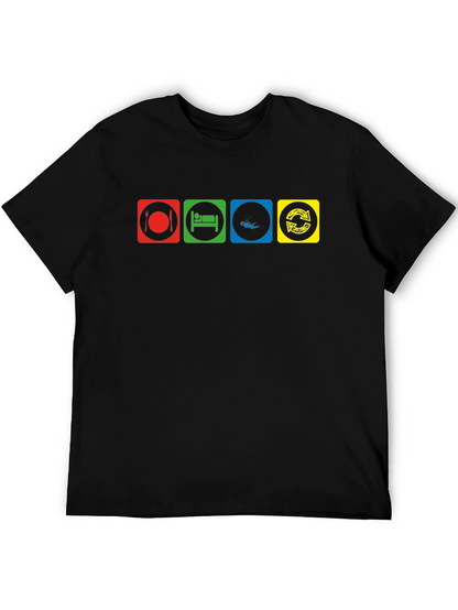 Eat Sleep Fish Repeat Graphic T-Shirt