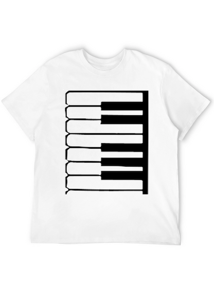 Piano Keys Graphic Tee - Musician T-Shirt