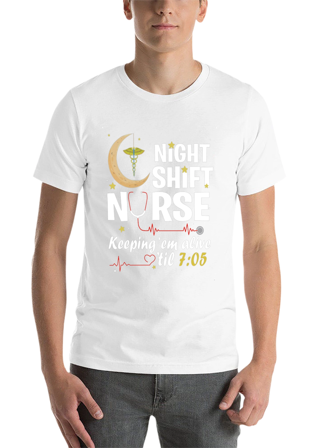 Night Shift Nurse T-Shirt - Keeping em Alive