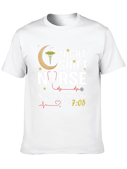 Night Shift Nurse T-Shirt - Keeping em Alive