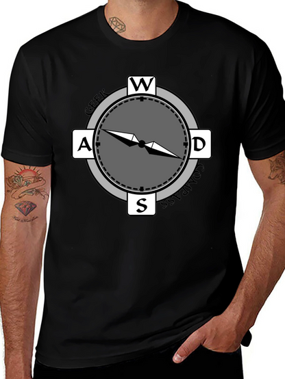 Geek Compass T-Shirt - Gamer Direction