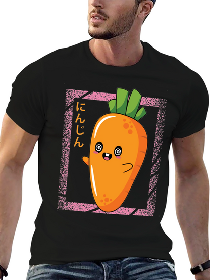 Kawaii Carrot T-Shirt - Anime Style
