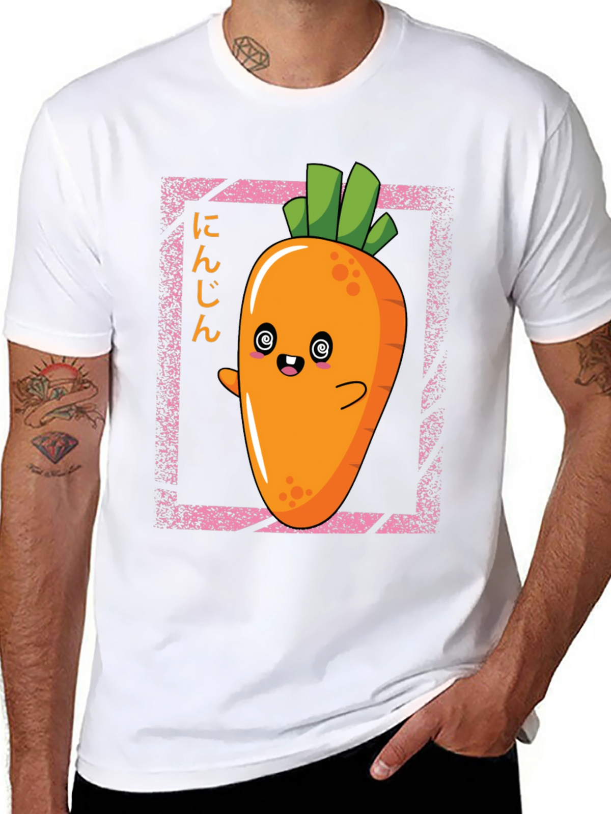 Kawaii Carrot T-Shirt - Anime Style
