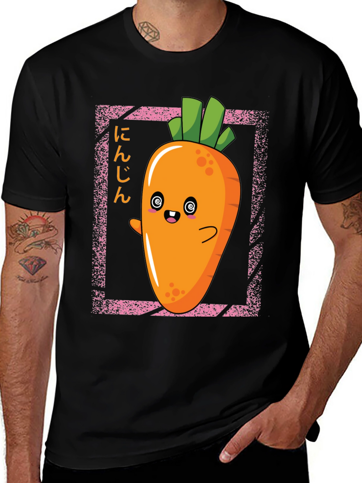 Kawaii Carrot T-Shirt - Anime Style