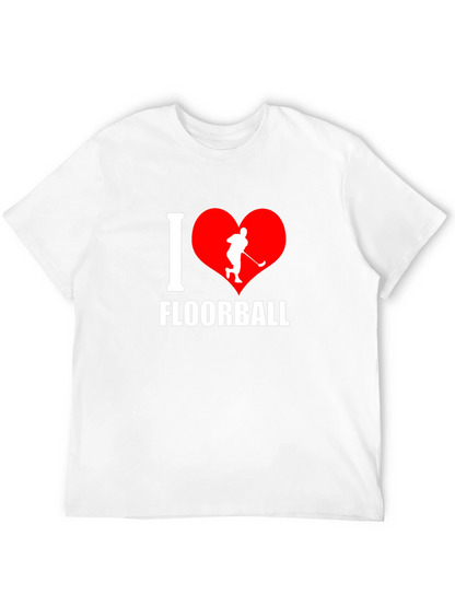 I Love Floorball Graphic T-Shirt