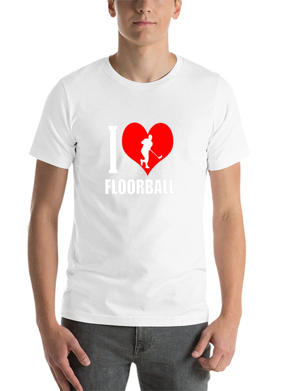 I Love Floorball Graphic T-Shirt