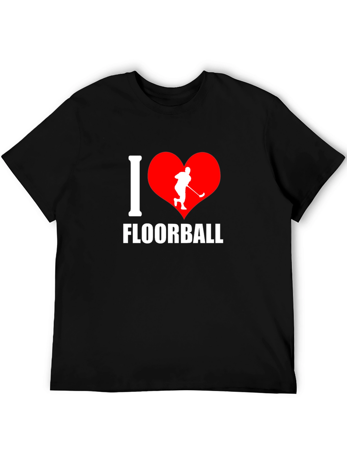 I Love Floorball Graphic T-Shirt