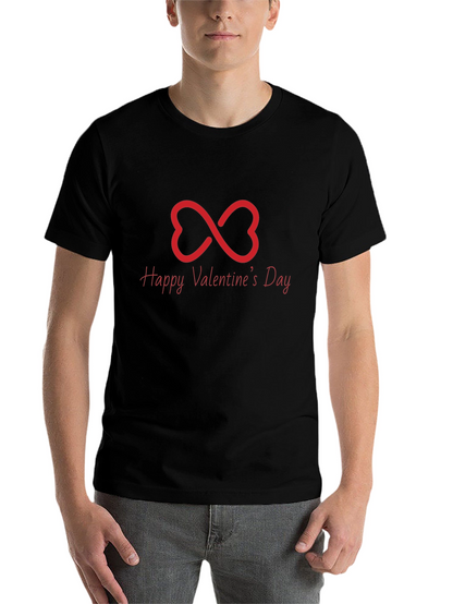 Happy Valentines Day Infinity Heart T-Shirt