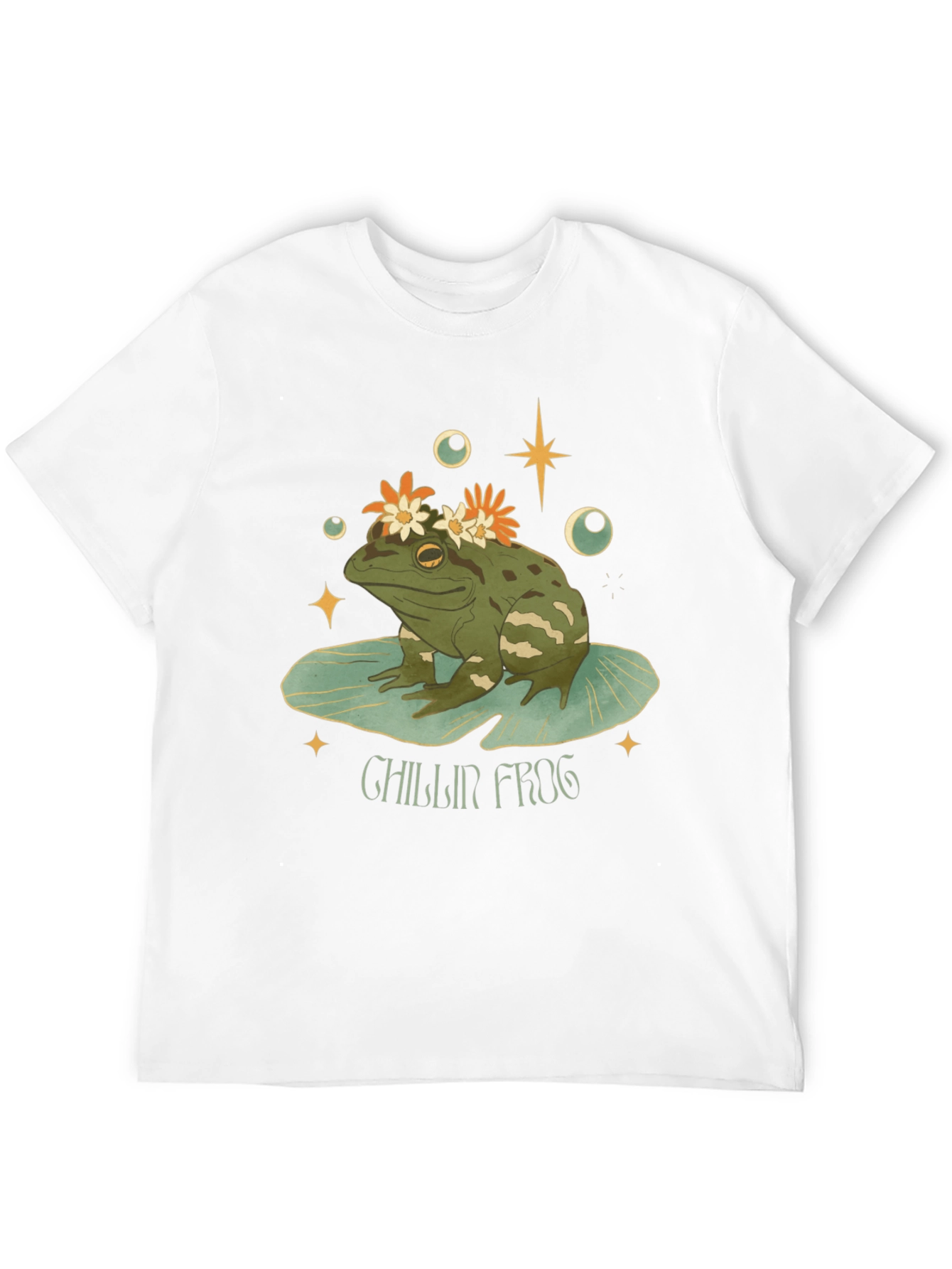 Chillin Frog Graphic Tee - Relaxed & Stylish