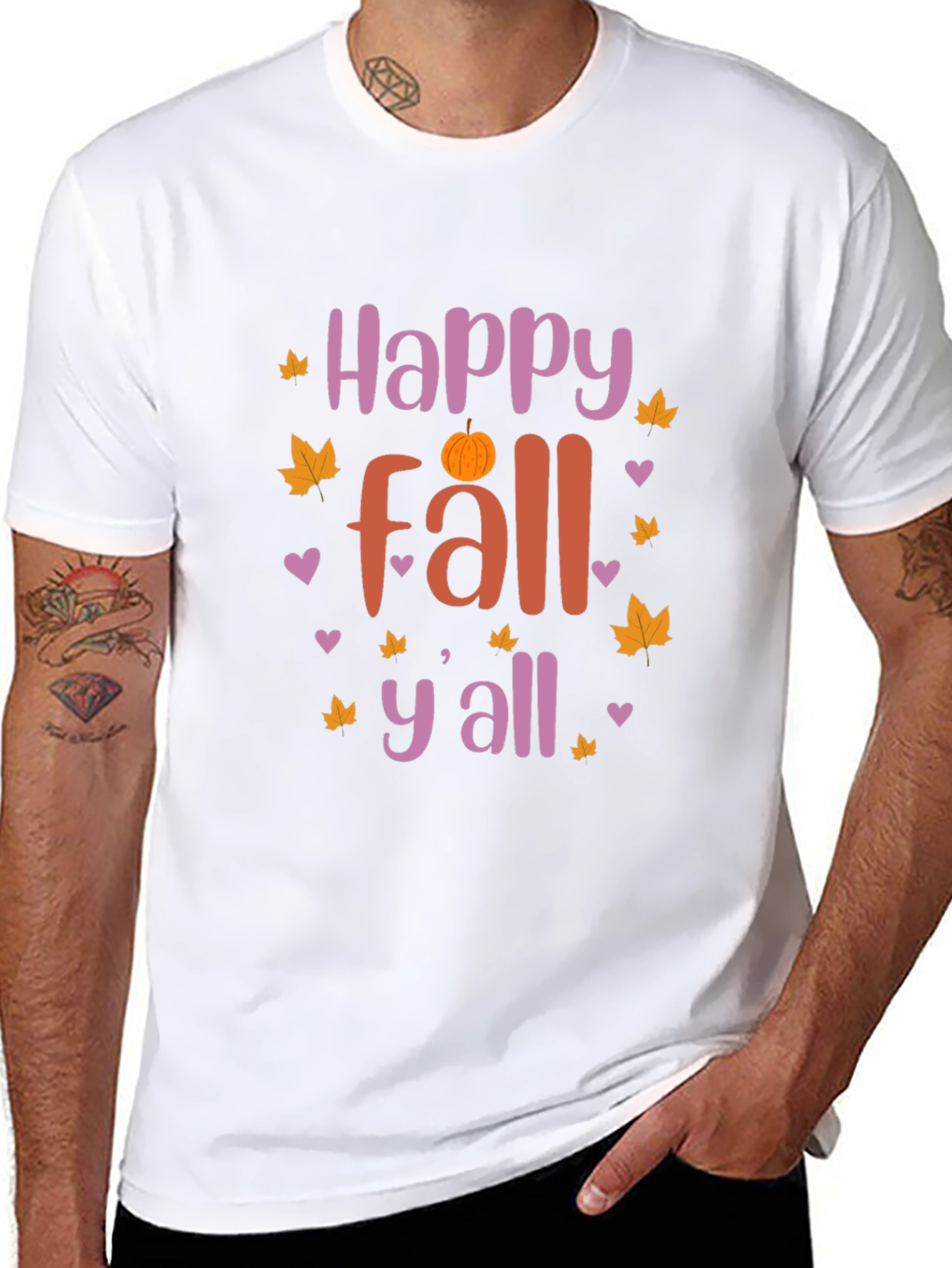 Happy Fall Yall T-Shirt - Autumn Season
