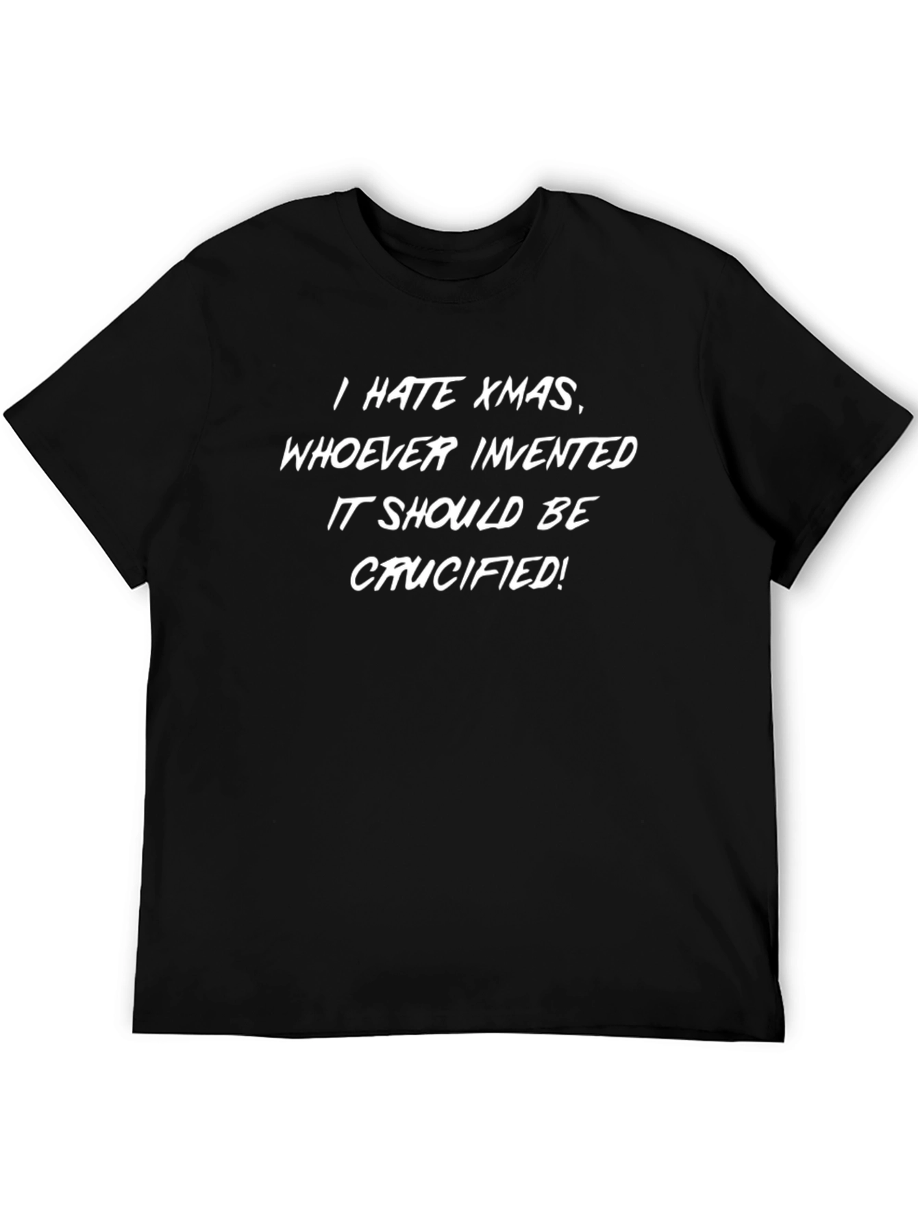 I Hate Xmas T-Shirt - Anti-Holiday Humor Tee
