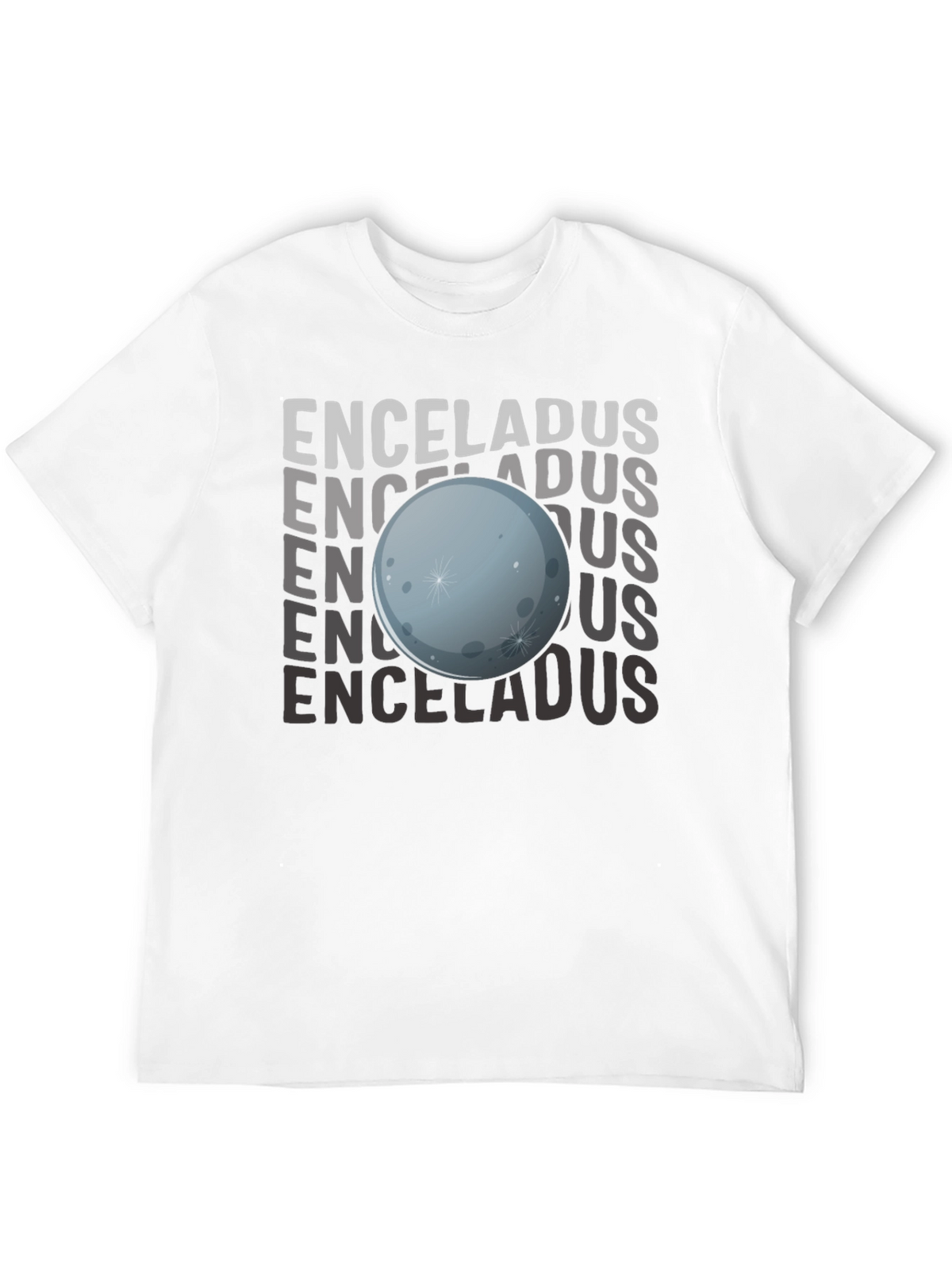 Enceladus Graphic T-Shirt - Space Science Tee