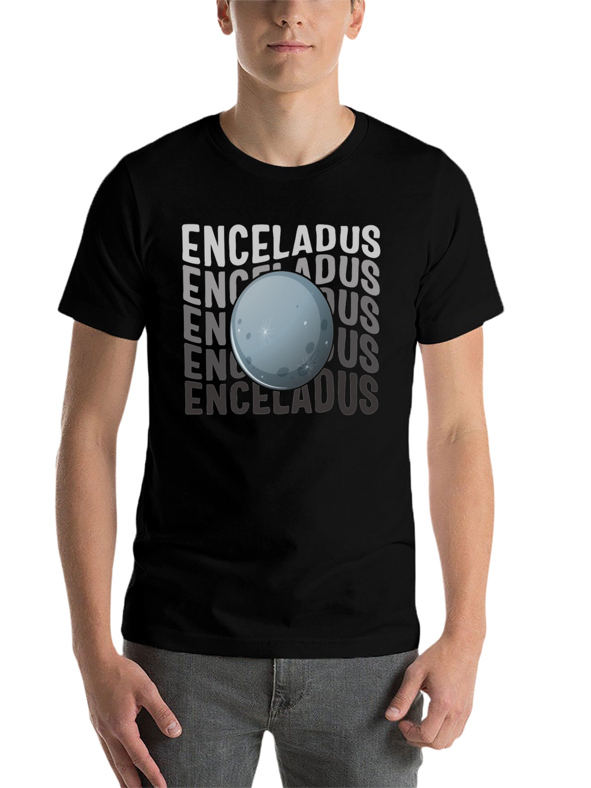 Enceladus Graphic T-Shirt - Space Science Tee