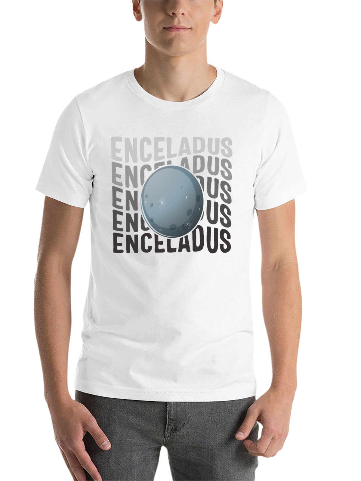 Enceladus Graphic T-Shirt - Space Science Tee