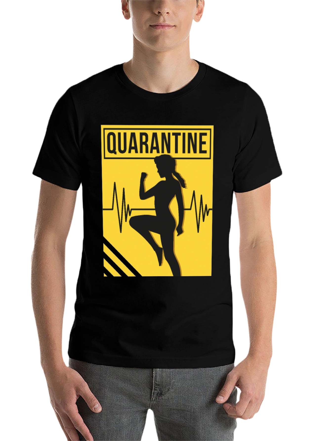 Quarantine Workout T-Shirt - Stay Active in Style