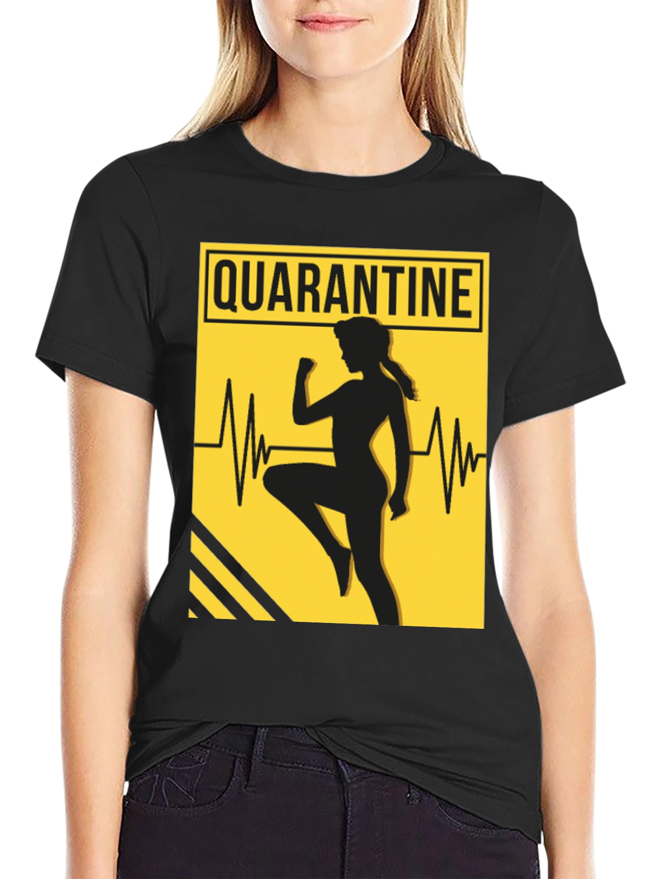 Quarantine Workout T-Shirt - Stay Active in Style