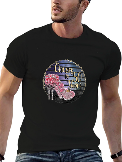 Cheers to 50 Years Graphic T-Shirt