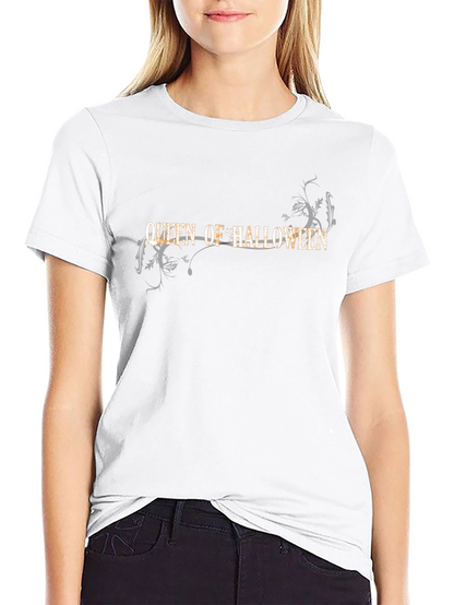 Queen of Halloween Black T-Shirt
