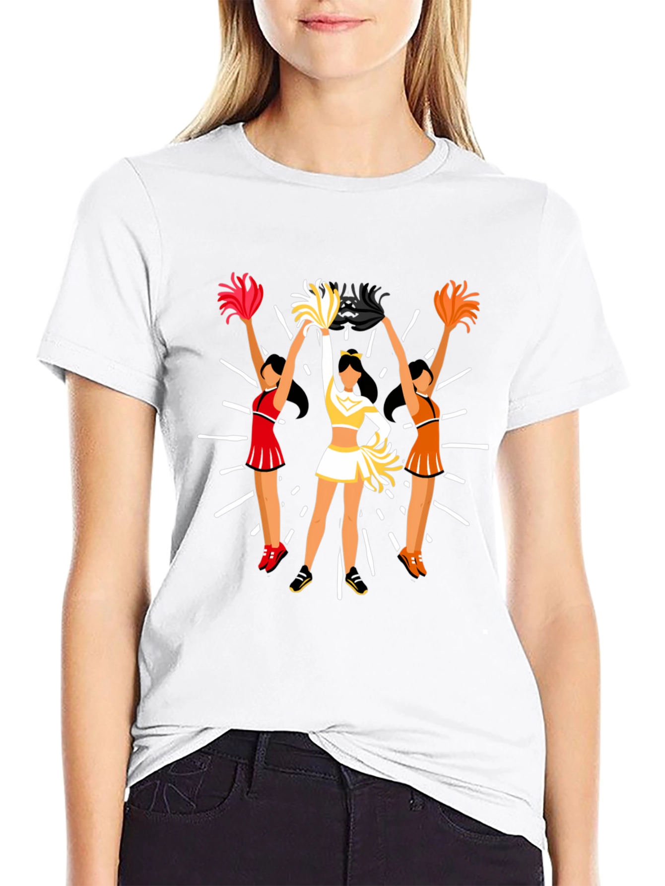 Cheerleader Graphic T-Shirt