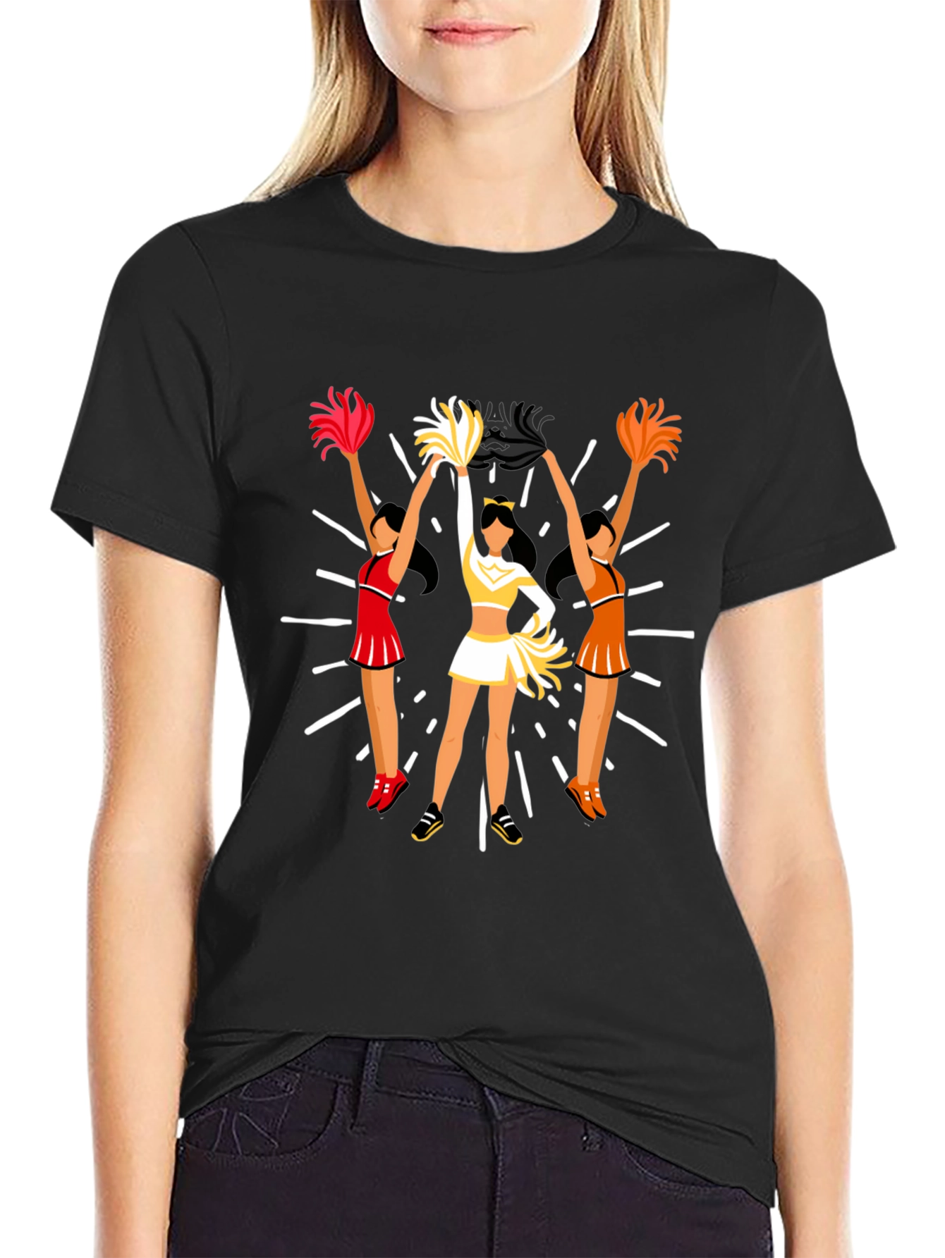Cheerleader Graphic T-Shirt