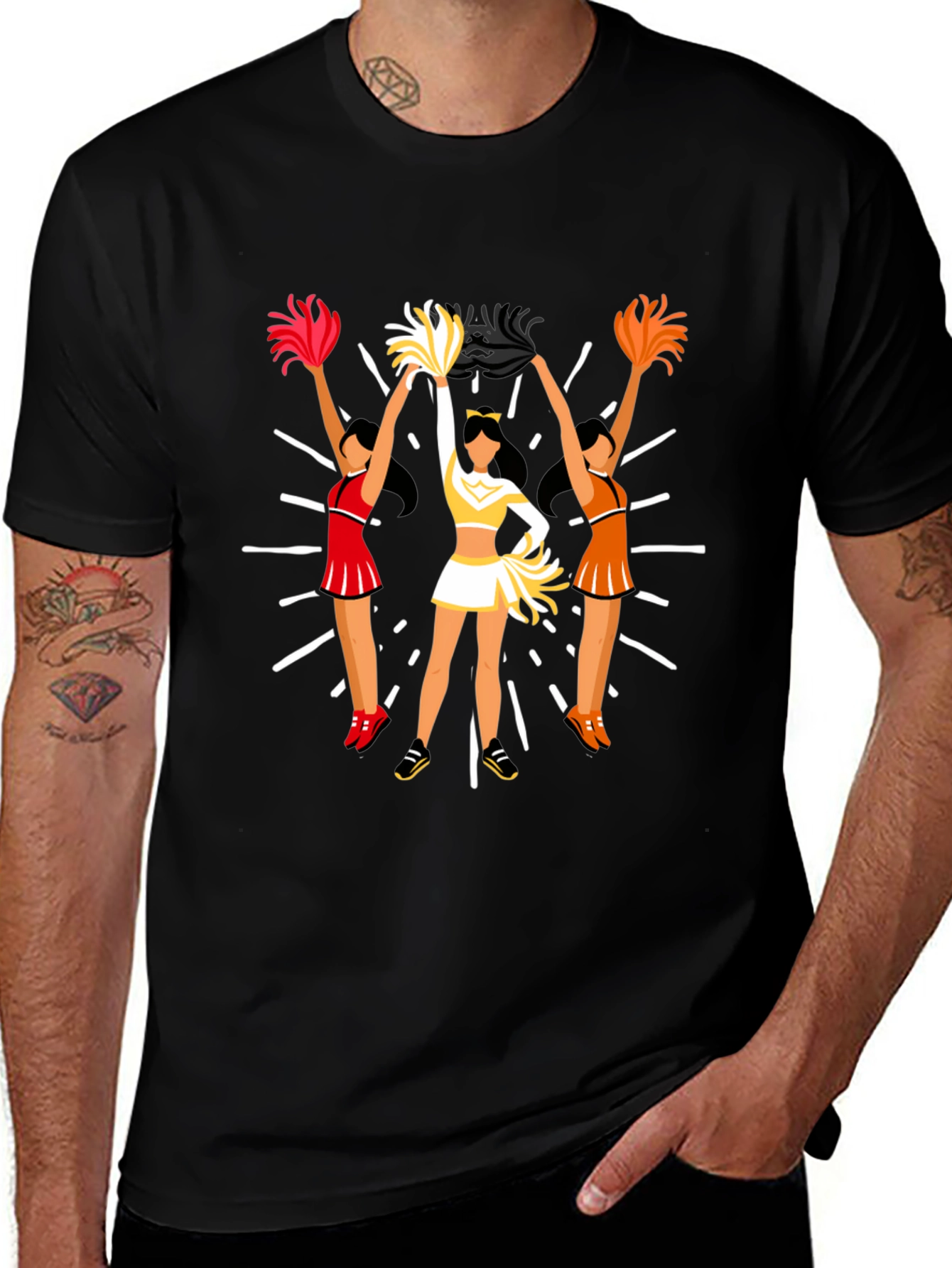 Cheerleader Graphic T-Shirt