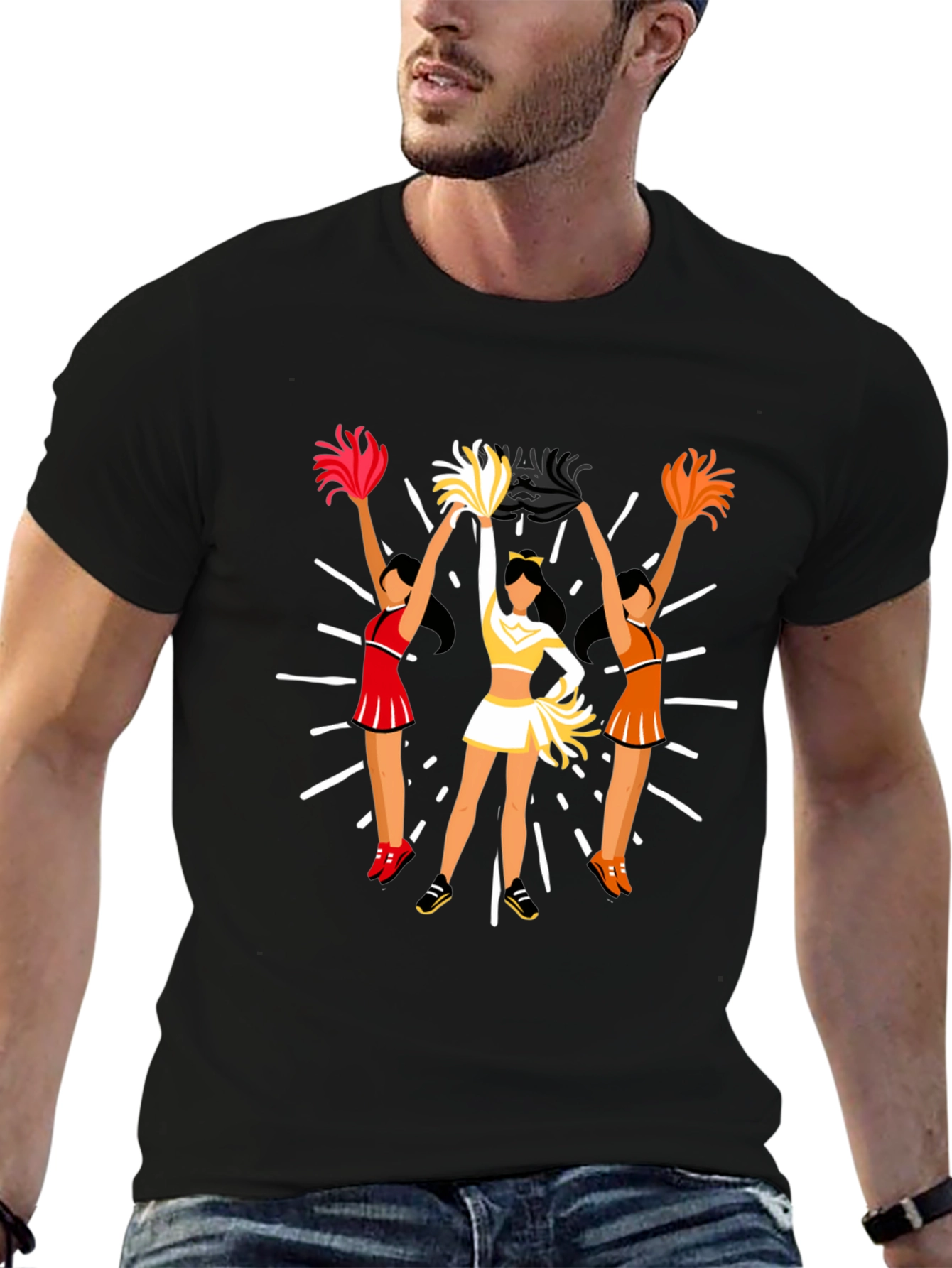 Cheerleader Graphic T-Shirt