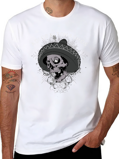 Adios Bitchachos Skull Sombrero T-Shirt