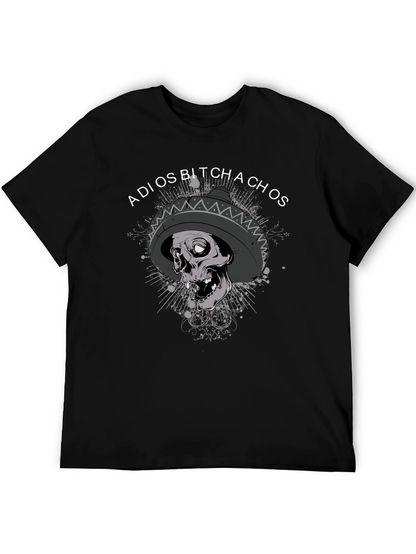 Adios Bitchachos Skull Sombrero T-Shirt
