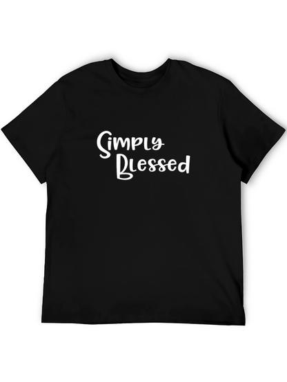 Simply Blessed Black Tee