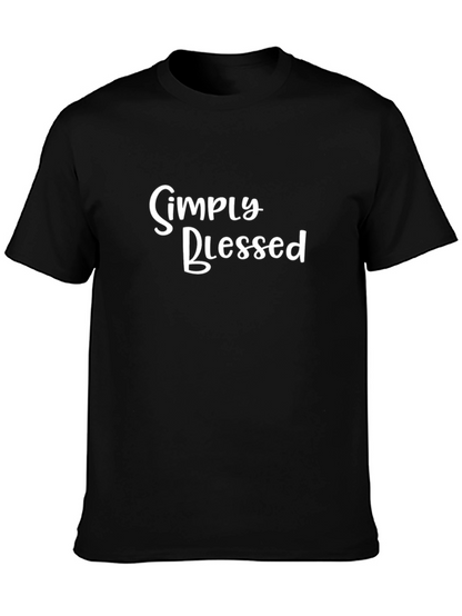 Simply Blessed Black Tee