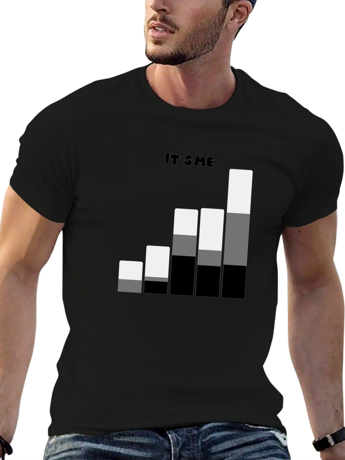 Its Me Graphic Tee - Modern Black T-Shirt