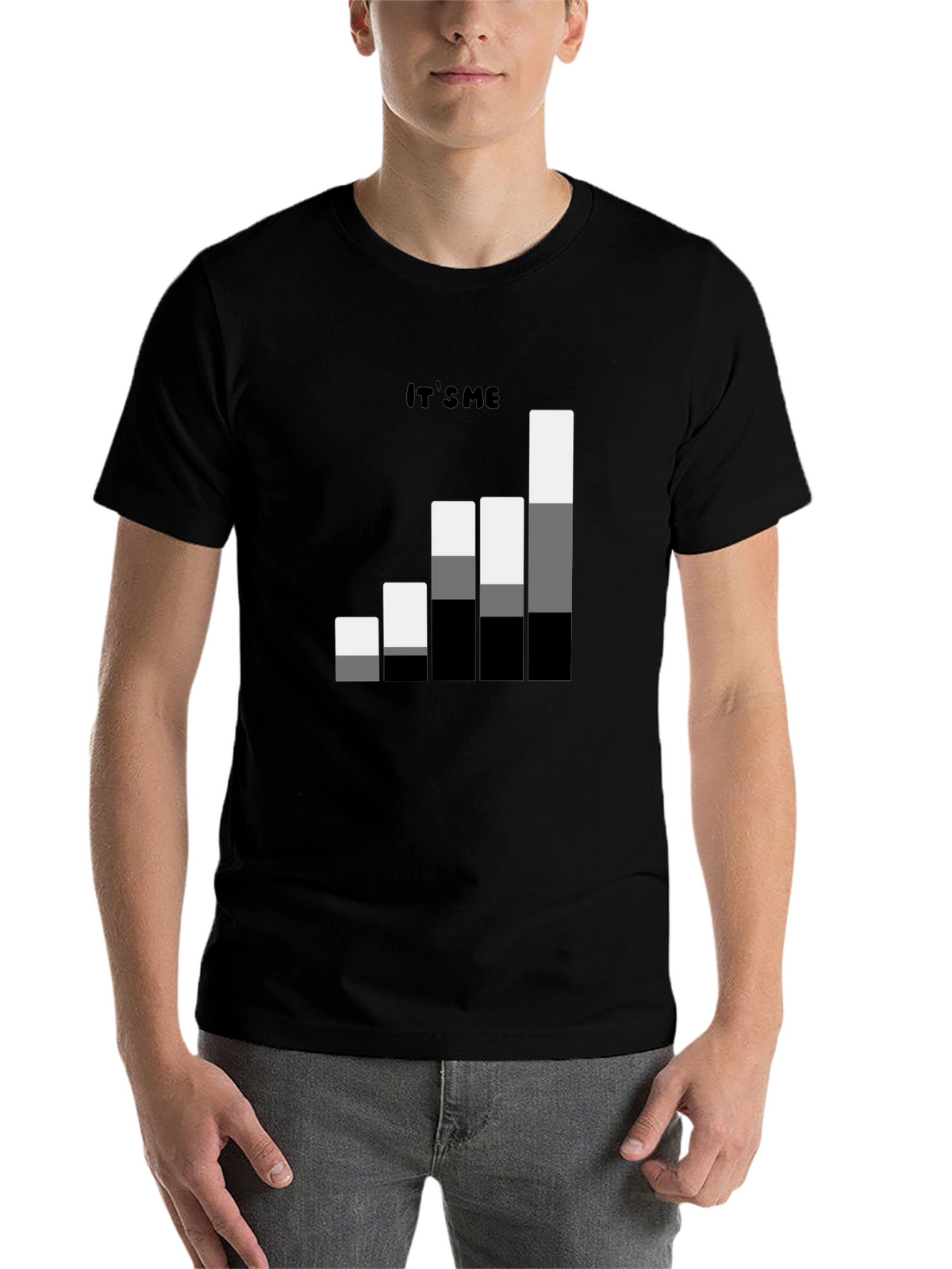 Its Me Graphic Tee - Modern Black T-Shirt