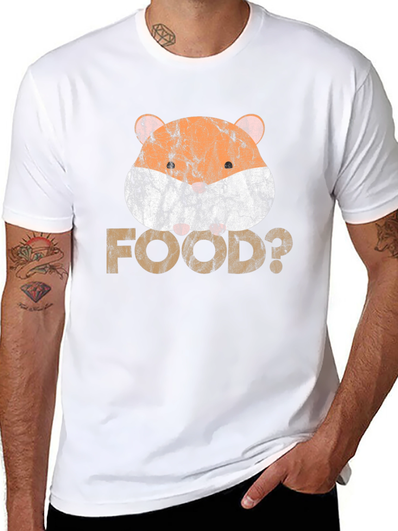 Hamster FOOD? Graphic Tee - Funny Pet Lover T-Shirt