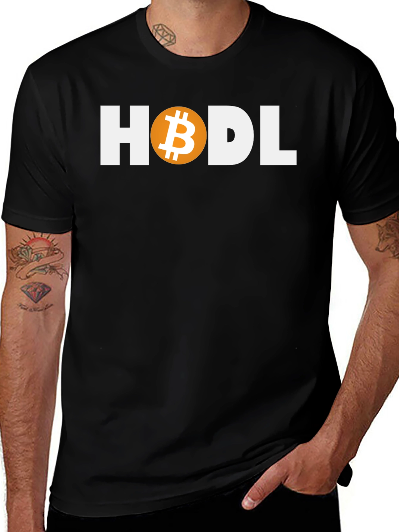 HODL Bitcoin T-Shirt - Crypto Investor Tee